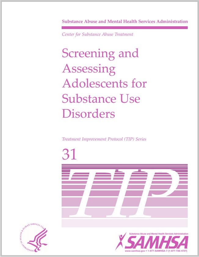 TIP 31: Screening And Assessing Adolescents For Substance Use Disorders ...