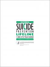 National Suicide Prevention Lifeline Card